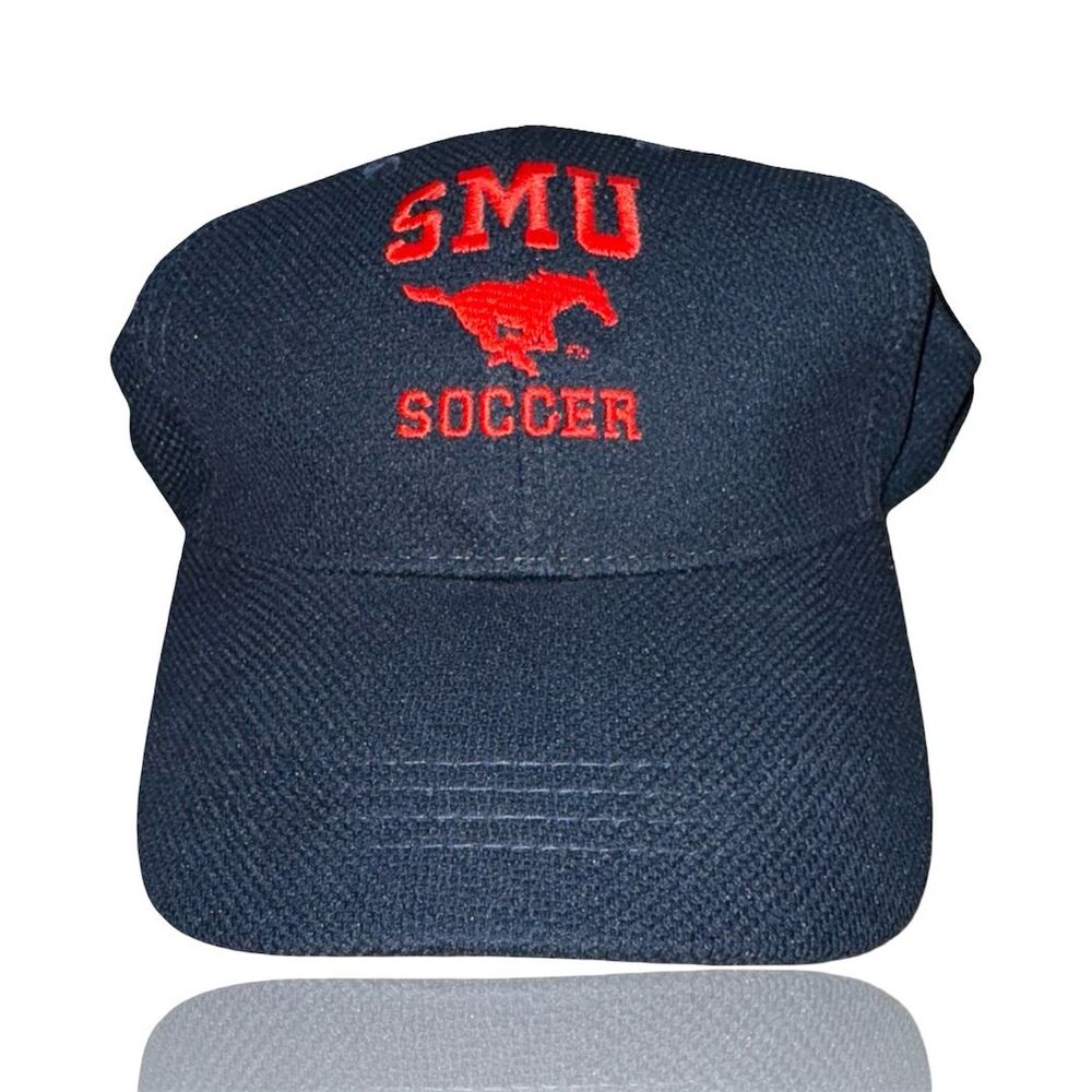 SMU Mustangs Ponyflo Navy Blue Adjustable Baseball Cap Unisex